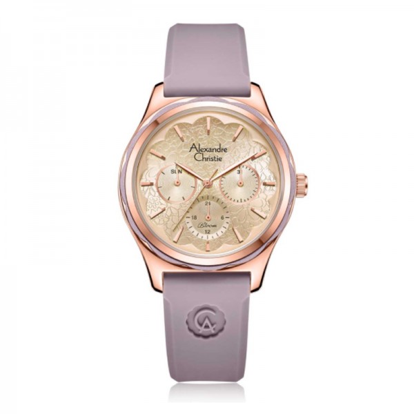 Alexandre Christie AC 2994 Rosegold Full Purple BFRRGLNLP